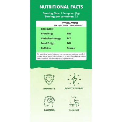 Innoveda Darjeeling Green Leaf Tea Whole tea leaves 50 gm - Teas