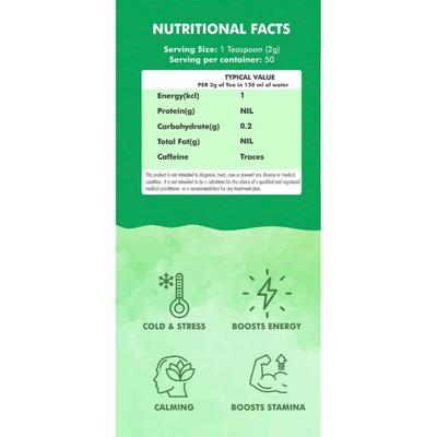 Innoveda Tulsi Ginger Lemon Green Tea Whole tea leaves 100 gm - Teas