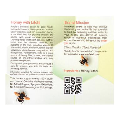 Nutriwish Honey with Litchi 350 gm - General Health