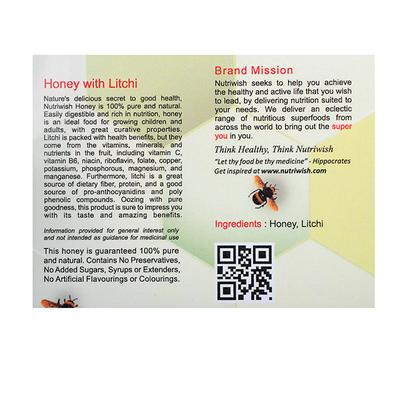Nutriwish Honey with Litchi 1000 gm - General Health
