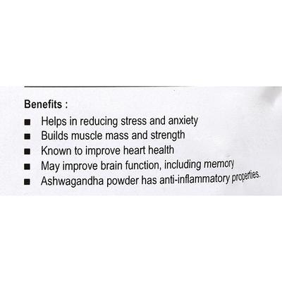 Nutriwish Ashwagandha Powder 500 gm - Health Products