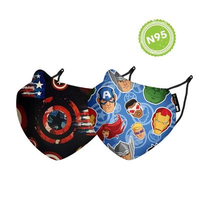 Nirvana Marvel Kids Face Mask - Avengers Badge (XS) 2's - Face Mask