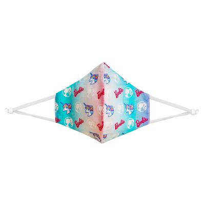 Nirvana Barbie Kids Face Mask - Barbie Rainbow & Unicorn (XS) 2's - Face Mask