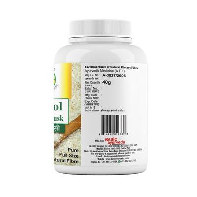 Basic Ayurveda Ishbgol Pysllium Husk Powder 40 gm - Speciality Medicines