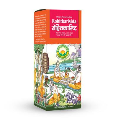 Basic Ayurveda Rohitkarishta Syrup 450 ml - Speciality Medicines