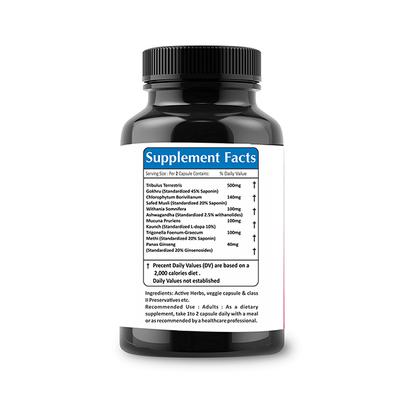 GHC Herbals Testo Xplode Testosterone Booster Veg Capsule 60's - General Health