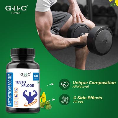 GHC Herbals Testo Xplode Testosterone Booster Veg Capsule 60's - General Health