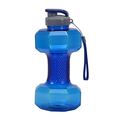 GHC Dumbell Water Bottle - Blue 1.5 litre - Workout Essentials