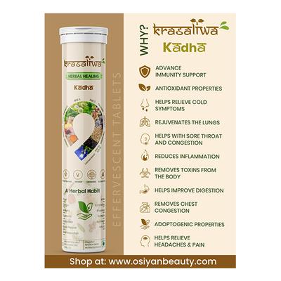 Krasaliwa Herbal Healing Kadha Effervescent Tablet 20's - Multi-Vitamins