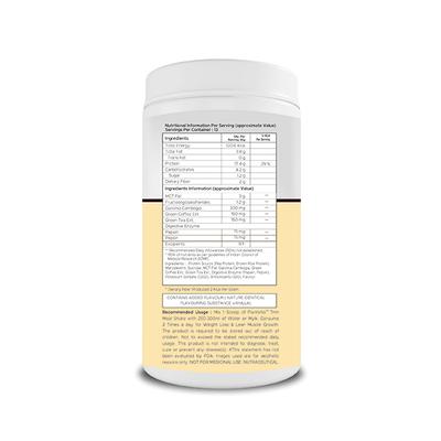 Plantvita Trim Meal Shake Powder - Vanilla 400 gm - Weight Loss