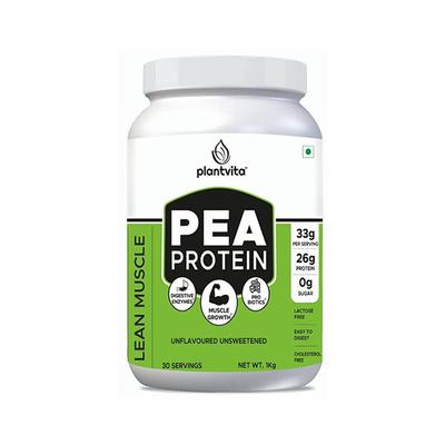 Plantvita Pea Protein Powder 1000 gm - Workout Essentials