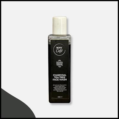 Body Cafe Bamboo Charcoal Tea Tree Face Wash 200 ml - Face Wash & Cleansers