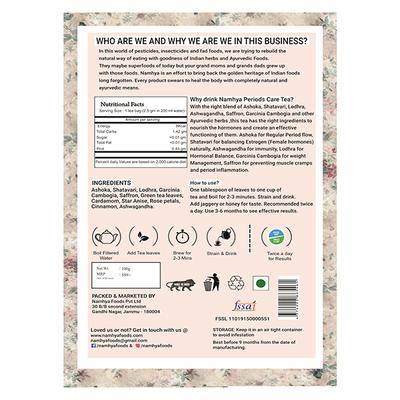 Namhya Periods Care Tea 100 gm - Herbal/Green Teas