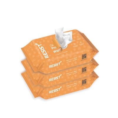 RESIST+ Germ-Protection Wipes (Pack of 3 X 72's) - Tissues & Wipes