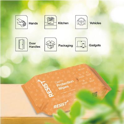 RESIST+ Germ-Protection Wipes (Pack of 3 X 72's) - Tissues & Wipes