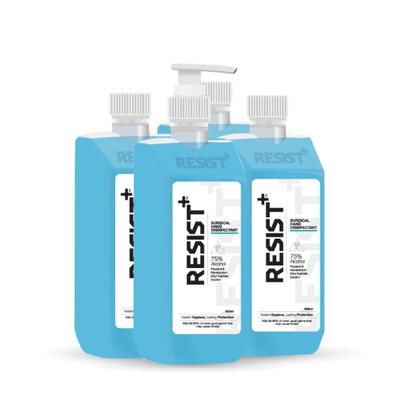 RESIST+ Surgical Hand Disinfectant (Pack of 4 X 500 ml) - Others