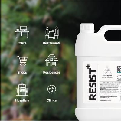 RESIST+ Surgical Hand Disinfectant Can 5 litre - Others