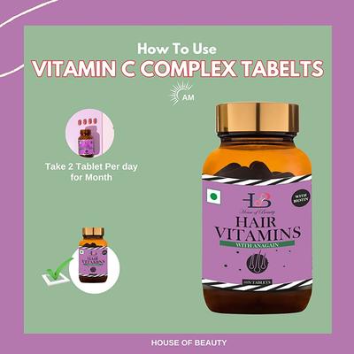 House of Beauty Hair Vitamins 60's - Hair Treatment