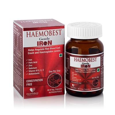 HealthBest Haemobest Veg Capsule 60's - Multi-Vitamins