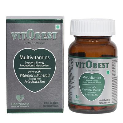 HealthBest VitOBest Tablet 60's - Multi-Vitamins