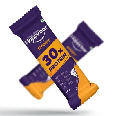 Happy Bar Sport Energy Bar (Pack of 10 x 40 gm) - Nutritional Bars