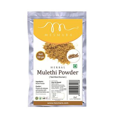 Mesmara Herbal Powder - Mulethi 100 gm - Dry Shampoos & Conditioners
