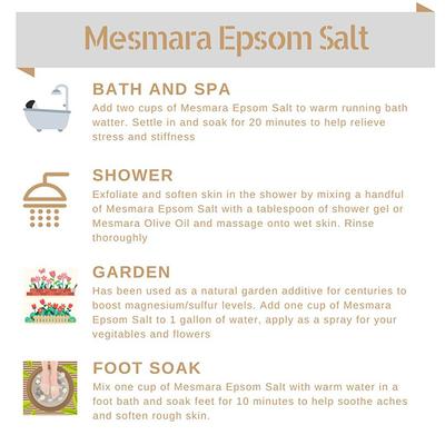 Mesmara Epsom Salt 800 gm - Face Creams