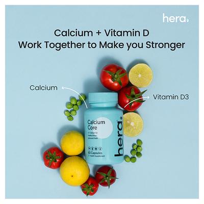 Hera Calcium Core Capsule 60's - Calcium And Minerals