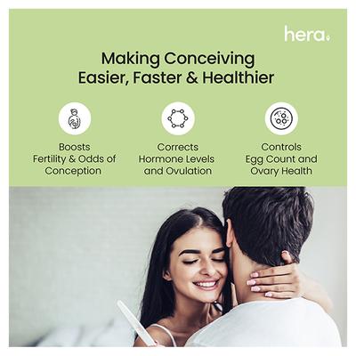 Hera Fertility Care Capsule Bundle (Fertilife Multivitamin + Energy Ova + Correct Cycle) - Multi-Vitamins
