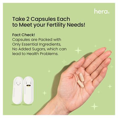 Hera Fertility Care Capsule Bundle (Fertilife Multivitamin + Energy Ova + Correct Cycle) - Multi-Vitamins