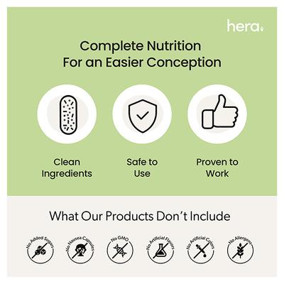 Hera Fertility Care Capsule Bundle (Fertilife Multivitamin + Energy Ova + Correct Cycle) - Multi-Vitamins