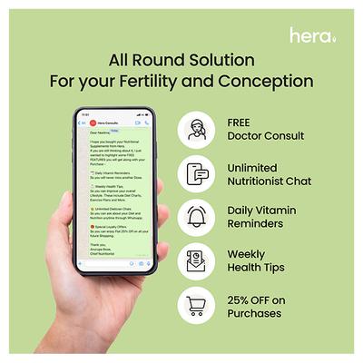 Hera Fertility Care Capsule Bundle (Fertilife Multivitamin + Energy Ova + Correct Cycle) - Multi-Vitamins