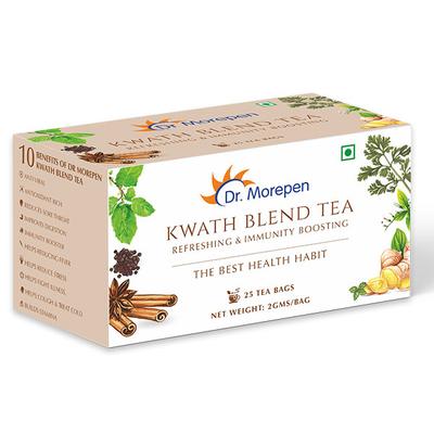 Dr. Morepen Kwath Blend Tea Bags 25's - Herbal/Green Teas