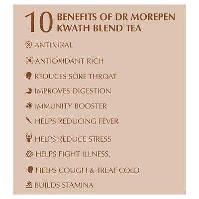 Dr. Morepen Kwath Blend Tea Bags 25's - Herbal/Green Teas