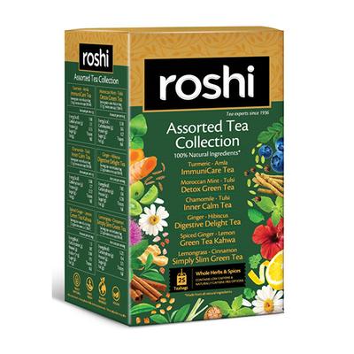 Roshi Assorted Tea Collection Teabag 25's - Herbal/Green Teas