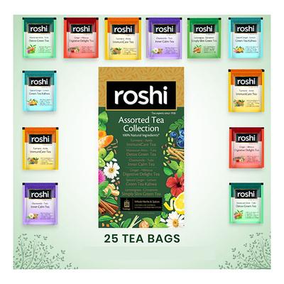 Roshi Assorted Tea Collection Teabag 25's - Herbal/Green Teas