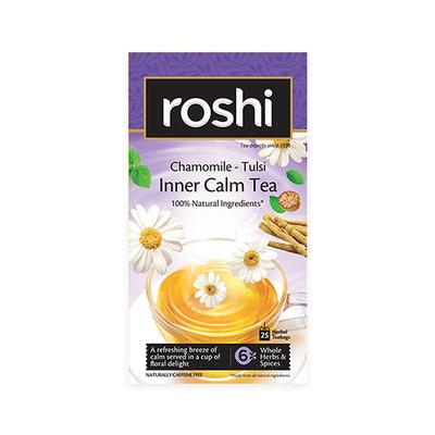 Roshi Inner Calm Teabag - Chamomile & Tulsi 25's - Herbal/Green Teas