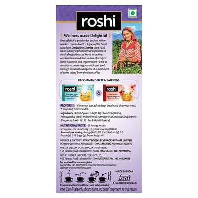 Roshi Inner Calm Teabag - Chamomile & Tulsi 25's - Herbal/Green Teas