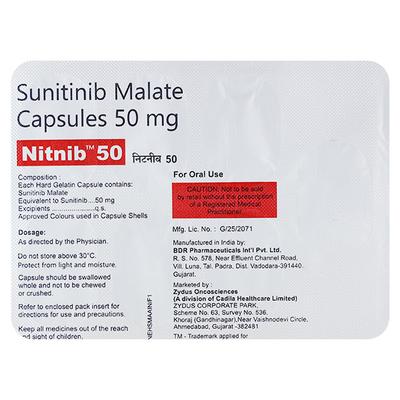 NITNIB 50 Capsule 7's - Cancer Oncology-Tar