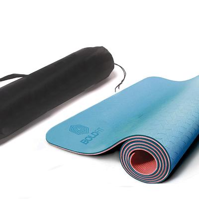 Boldfit Yoga Mat - Pink & Blue 1's - Workout Essentials