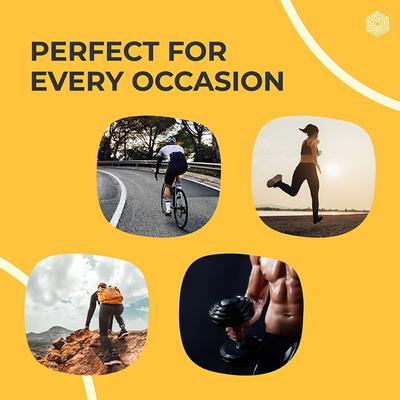 Boldfit Gym Head Band - Black 1's - Workout Essentials