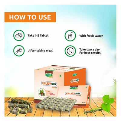 Swadeshi Ayurved Giloy Vati Tablet 30's - Giloy