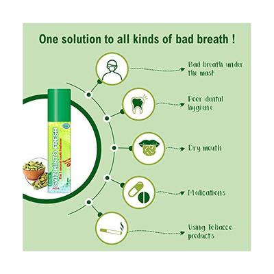 Sviz Minto Fresh Mouth Freshener Spray - Elaichi 15 gm - Mouthwash