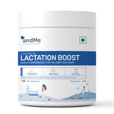 andMe Lactation Boost Powder - Malt Caramel 250 gm - General Health
