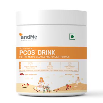 andMe PCOS Drink Powder - Mixed Berries 250 gm - General Health