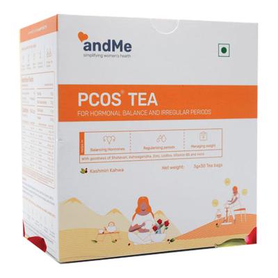 andMe PCOS Tea Bag - Kashmiri Kahwa 15's - Teas