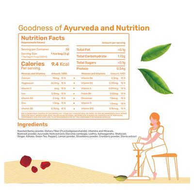 andMe PCOS Tea Bag - Kashmiri Kahwa 15's - Teas