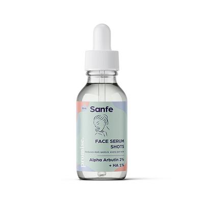 Sanfe Promise Face Serum Shots - Alpha Arbutin 2% + HA 1% 30 ml - Face Serum