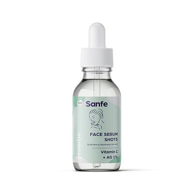 Sanfe Promise Face Serum Shots - Vitamin C + AG 1% 30 ml - Face Serum