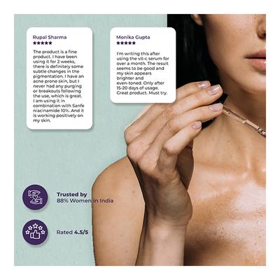 Sanfe Promise Face Serum Shots - Vitamin C + AG 1% 30 ml - Face Serum